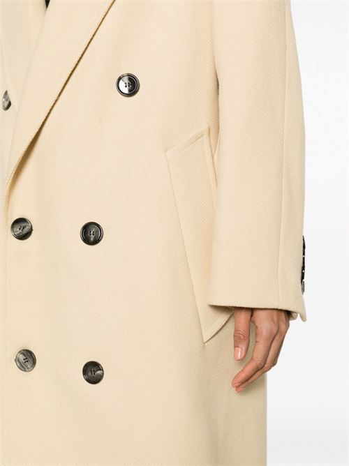 Long double-breasted coat AMI PARIS | FCO317WV0016718